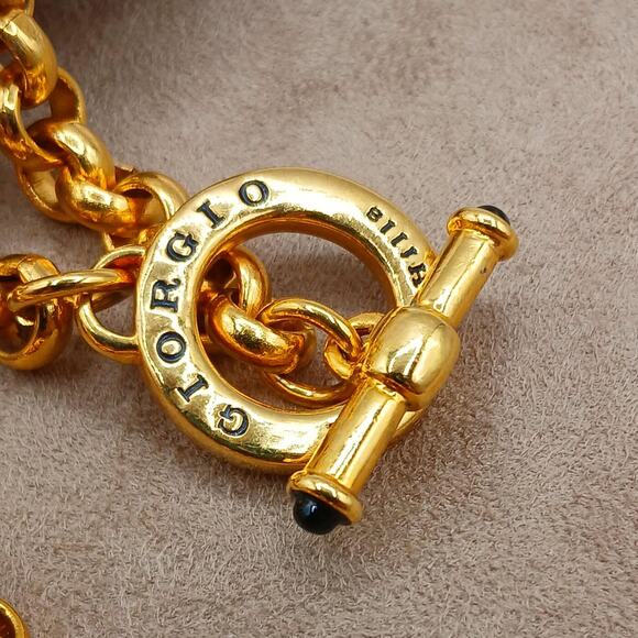 Vintage Giorgio Beverly Hills Chain Link Necklace - Picture 4 of 5